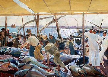 Ayamonte. La pesca del atún (1919)