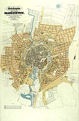 Stadtplan von 1889