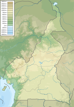 Location of Lake Chad in Chad.