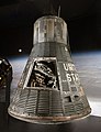 Mercury Friendship 7 spacecraft, first crewed American earth orbiter, 1962