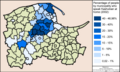 Percentage of people that speak Kashubian at home (2002)