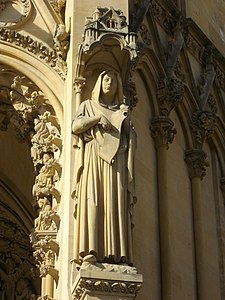 Statue of Saint Daniel, originally modelled after William II of Germany