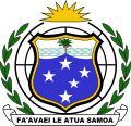 Coat of arms of Western Samoa from 1951 to 1962.