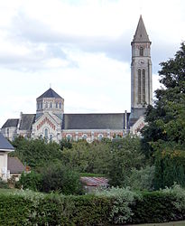 The church in Fauville-en-Caux