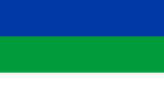 Flag of the Komi Republic (17 December 1997)