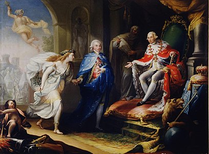 Godoy Presenting Peace to King Carlos IV