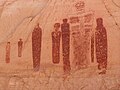 Image 45Pictographs from the Great Gallery, Canyonlands National Park, Horseshoe Canyon, Utah, c. 1500 BCE (from History of painting)