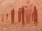 Pictographs from the Great Gallery, Canyonlands National Park, Horseshoe Canyon, Utah, c. 1500 BCE