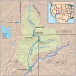 Map of the Green River watershed