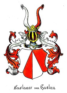 Wappen der Haslauer von Haslau