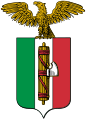 Das „Liktorenbündel-Emblem“ (hier die römische Variante mit seitlichem Beil), ein Symbol des italienischen Faschismus
