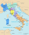 Italian Peninsula in 1843