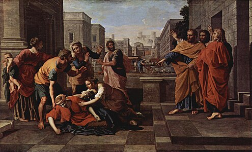 The Death of Sapphira, 1654, Louvre
