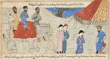 Mahmud of Ghazni receiving Indian elephants