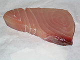 Slice of Atlantic blue marlin