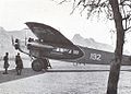 Swissair Fokker F.VIIb-3 m (CH-192) piloted by Walter Mittelholzer in Kassala, Sudan, February 1934