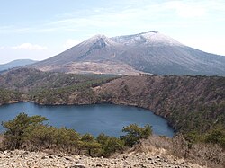 Mount Karakuni and Byakushi Pond, both volcanoes of Kirisima Volcanoes.