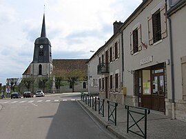 The town hall and church in Nargis