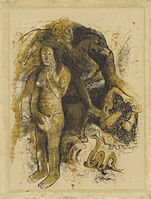 Eve (The Nightmare), 1899–1900, monotype, J. Paul Getty Museum