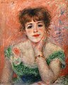 Koloristische Modellierung: Pierre Auguste Renoir: Porträt der Schauspielerin Jeanne Samary, 1877