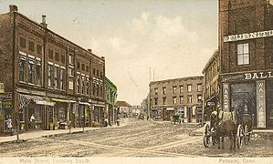 Main Street, looking south, c. 1908