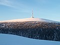 TV and observation tower on summit of Praděd