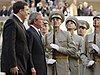 Präsidenten Micheil Saakschwili und George W. Bush, Tiflis 2005