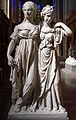 Mecklenburg-Strelitz princesses, sculptures by Schadow