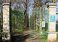Gates of Parkanlagen Schloss Lechenich in Erftstadt.