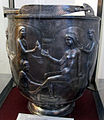 Roman silver situla with lady (or Venus) bathing, 190-210 AD