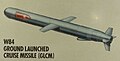 The GLCM missile showing the W84 location (LLNL drawing)