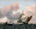 Rauhe See mit Schiffen, 1697, Rijksmuseum