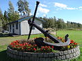 This is an old Swedish anchor which you will find about 10 minutes' walk from Holmsund's centre.