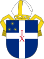 Coat of arms of the Anglican Diocese of Christchurch[66][67]