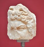Relief fragment of a Gorgoneion. Museum at Hadrian's Library. 2nd century AD