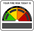 An electronically controlled Fire Danger Rating Sign new system since 2022