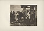 Centaur in der Dorfschmiede von Arnold Böcklin