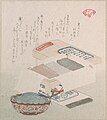 Cakes and Food Made of Seaweed by Kubo Shunman, 19th century