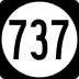 State Route 737 marker