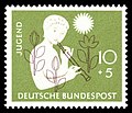 Briefmarke der Deutschen Bundespost (1956)