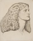 Drawing of Annie Miller (1860)
