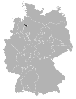 Karte der Bremischen Evangelischen Kirche