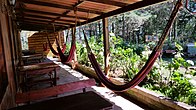 Typical hammocks in El Salvador.