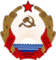 Emblem of the Latvian SSR (1940–1990)
