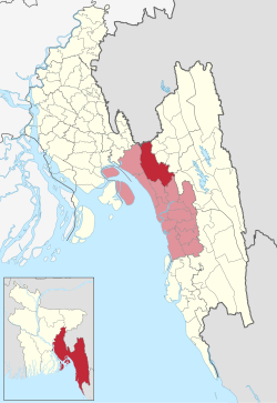 Location of Fatikchhari