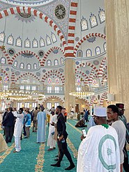 During the commissioning of the mosque