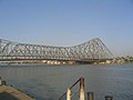 Howrah Bridge in India, a cantilever bridge