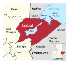 Izabal and its neighbors[a]
