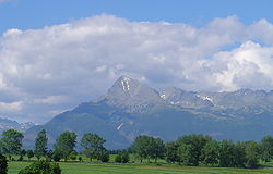 Mt. Kriváň from Východná