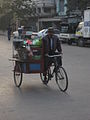 Mandalay rickshaw peddler